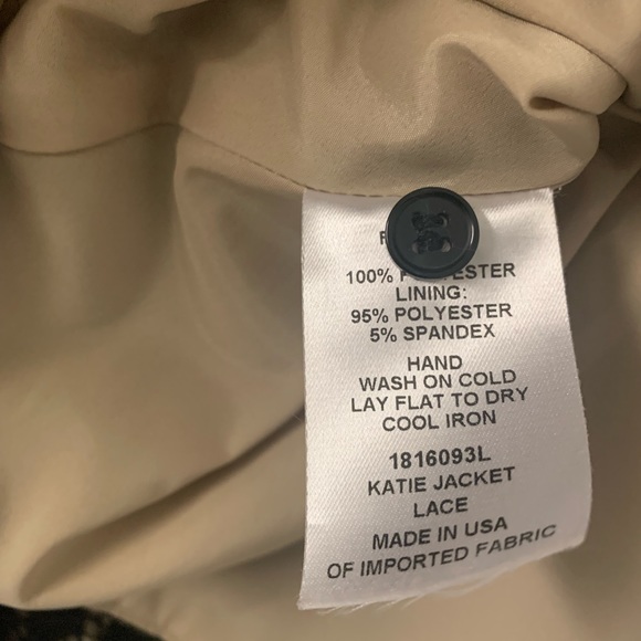 COULEUR by finley Lace Blazer SZ Medium - Picture 5 of 6